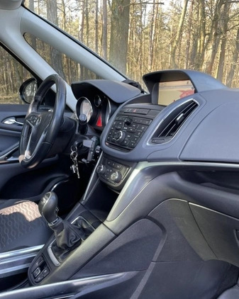 Opel Zafira cena 36000 przebieg: 157500, rok produkcji 2012 z Turek małe 781